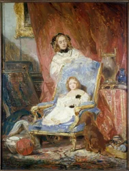 Madame Eugène Isabey et sa Fille